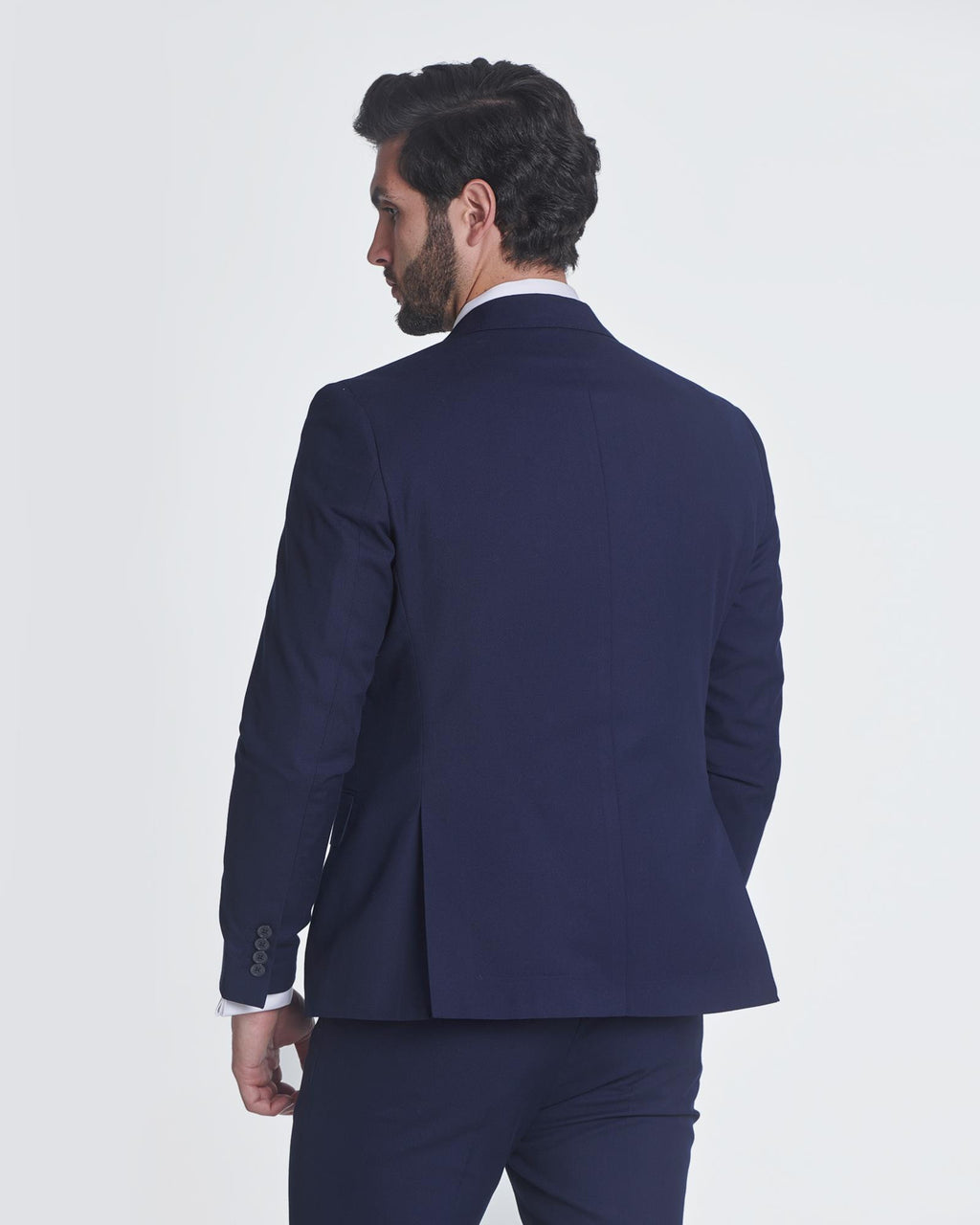 AMERICANA TRAJE SLIM ESTRUCTURA MARINO