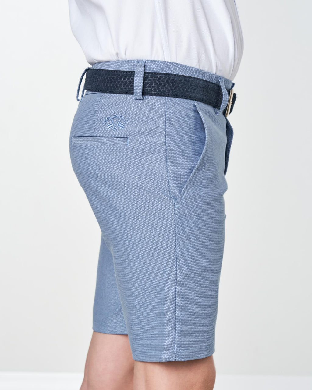 BERMUDA DE NIÑO ELEGANCE ESTRUCTURA CELESTE