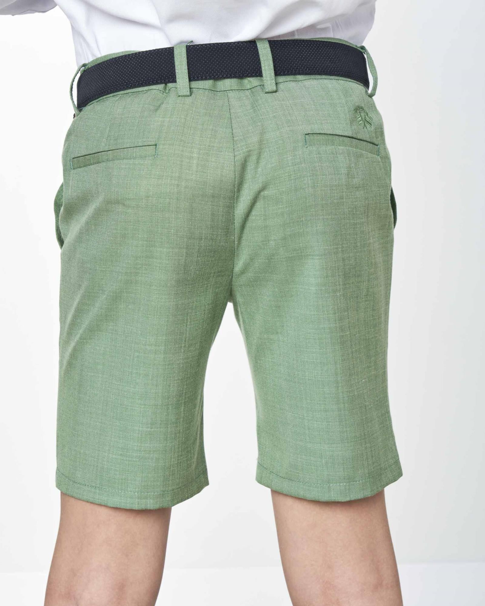 BERMUDA DE NIÑO ELEGANCE ESTRUCTURA VERDE