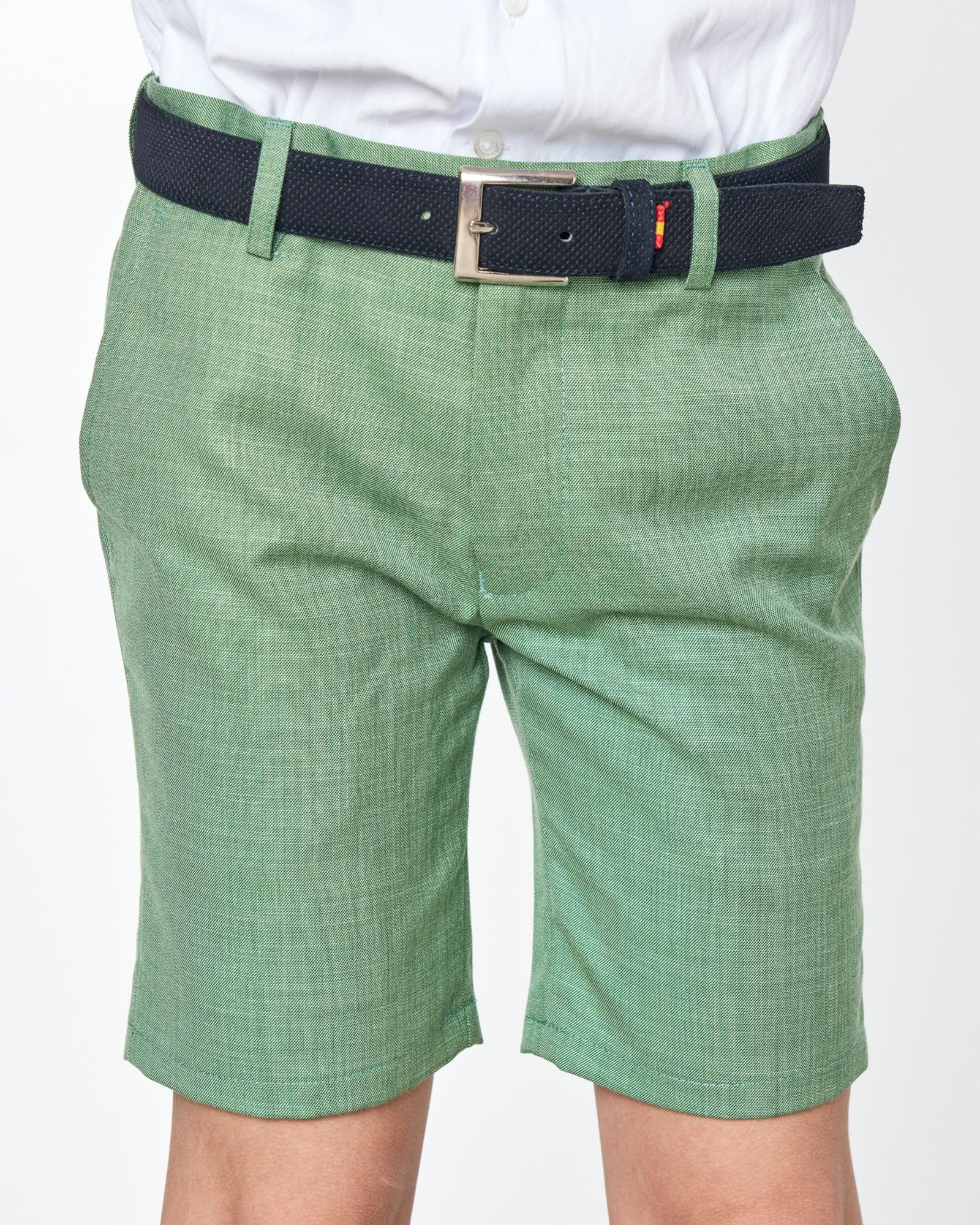 BERMUDA DE NIÑO ELEGANCE ESTRUCTURA VERDE