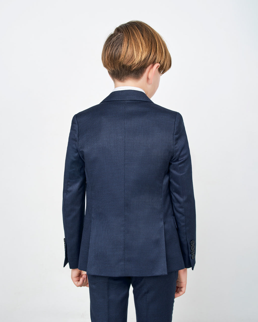 AMERICANA DE NIÑO CUADRILLE AZUL MARINO