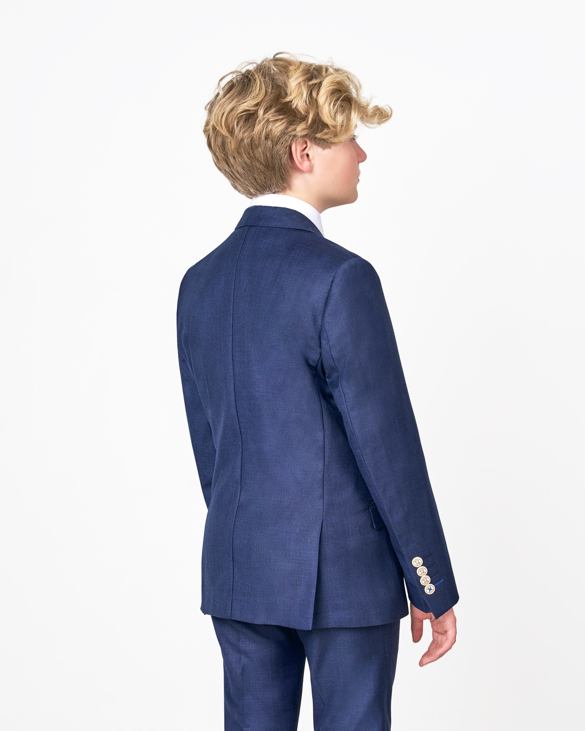 AMERICANA TRAJE DE NIÑO ESTRUCTURA AZUL MARINO