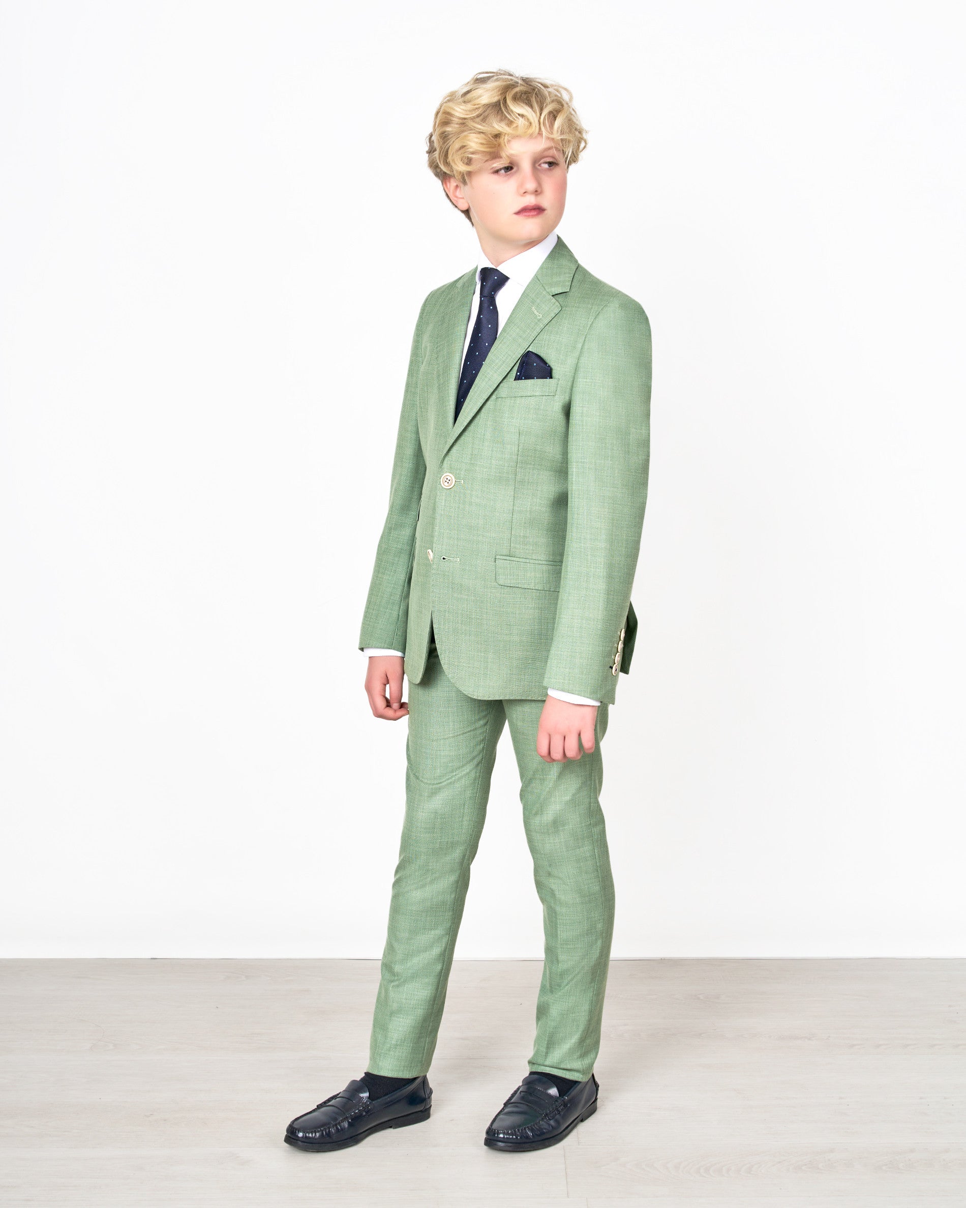 AMERICANA TRAJE DE NIÑO ESTRUCTURA VERDE