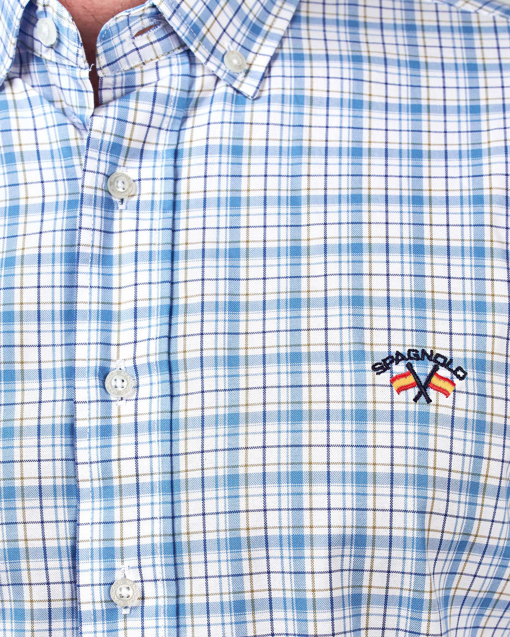 CAMISA C/BOTON OXFORD CUADROS 0025 116563