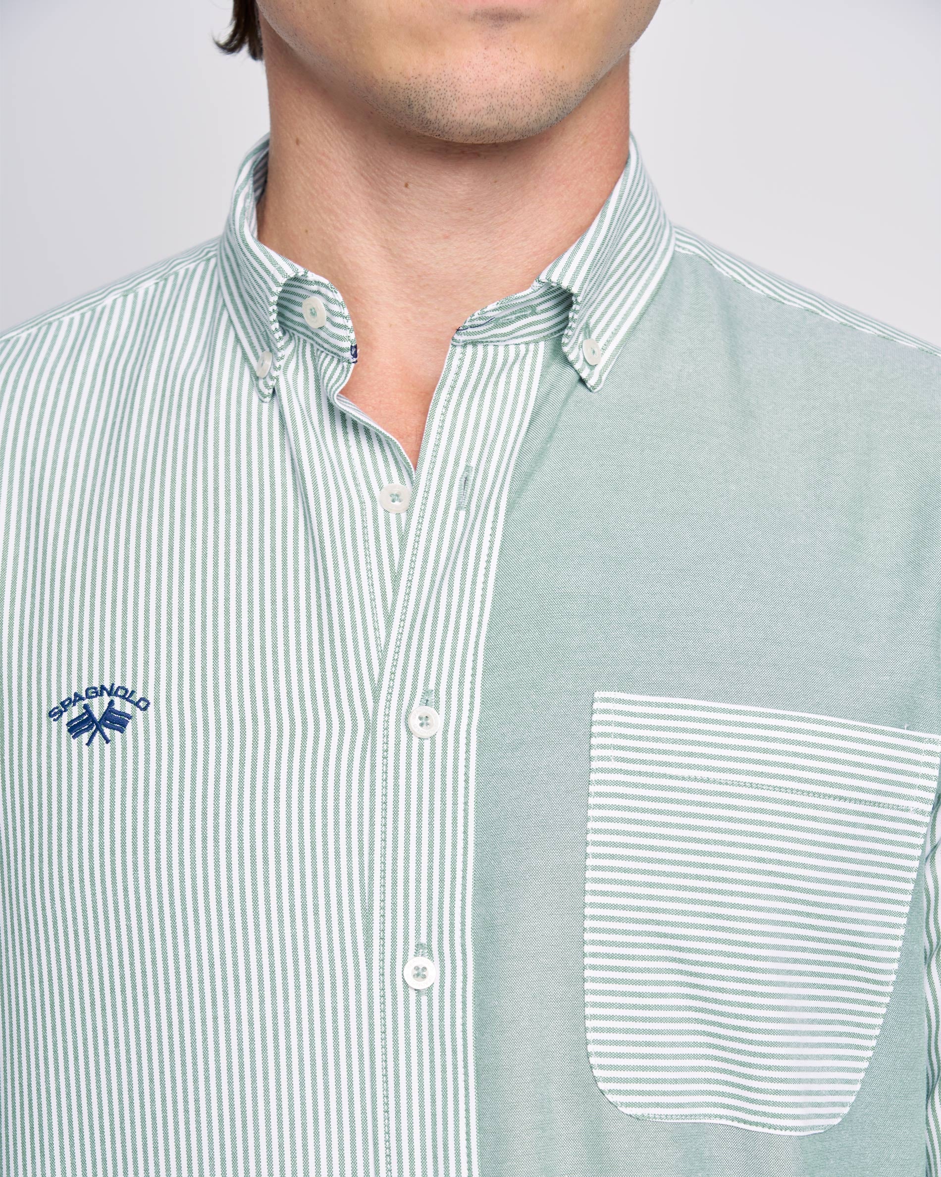 CAMISA C/BOTON OXF. COLORES SMART 1800 750175