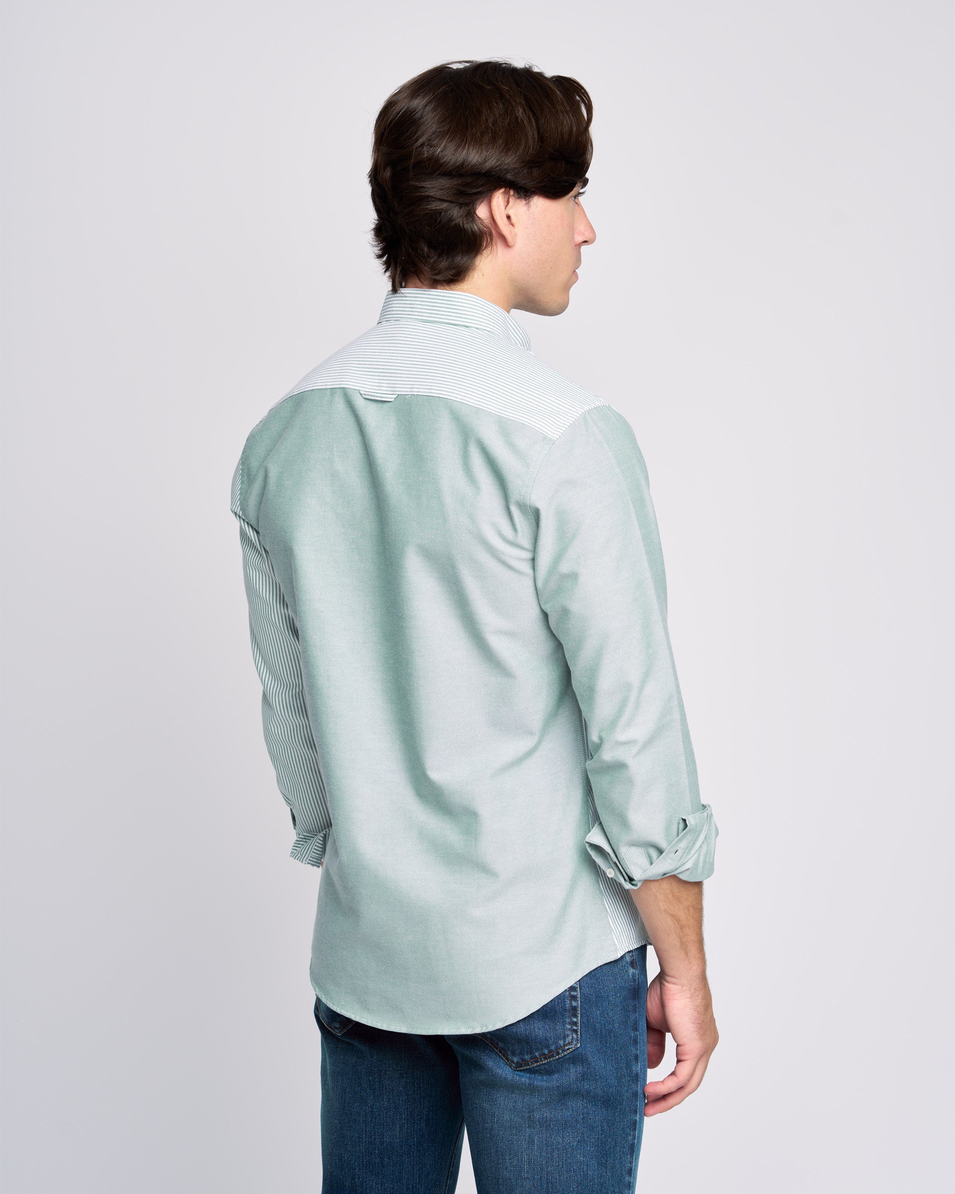 CAMISA C/BOTON OXF. COLORES SMART 1800 750175