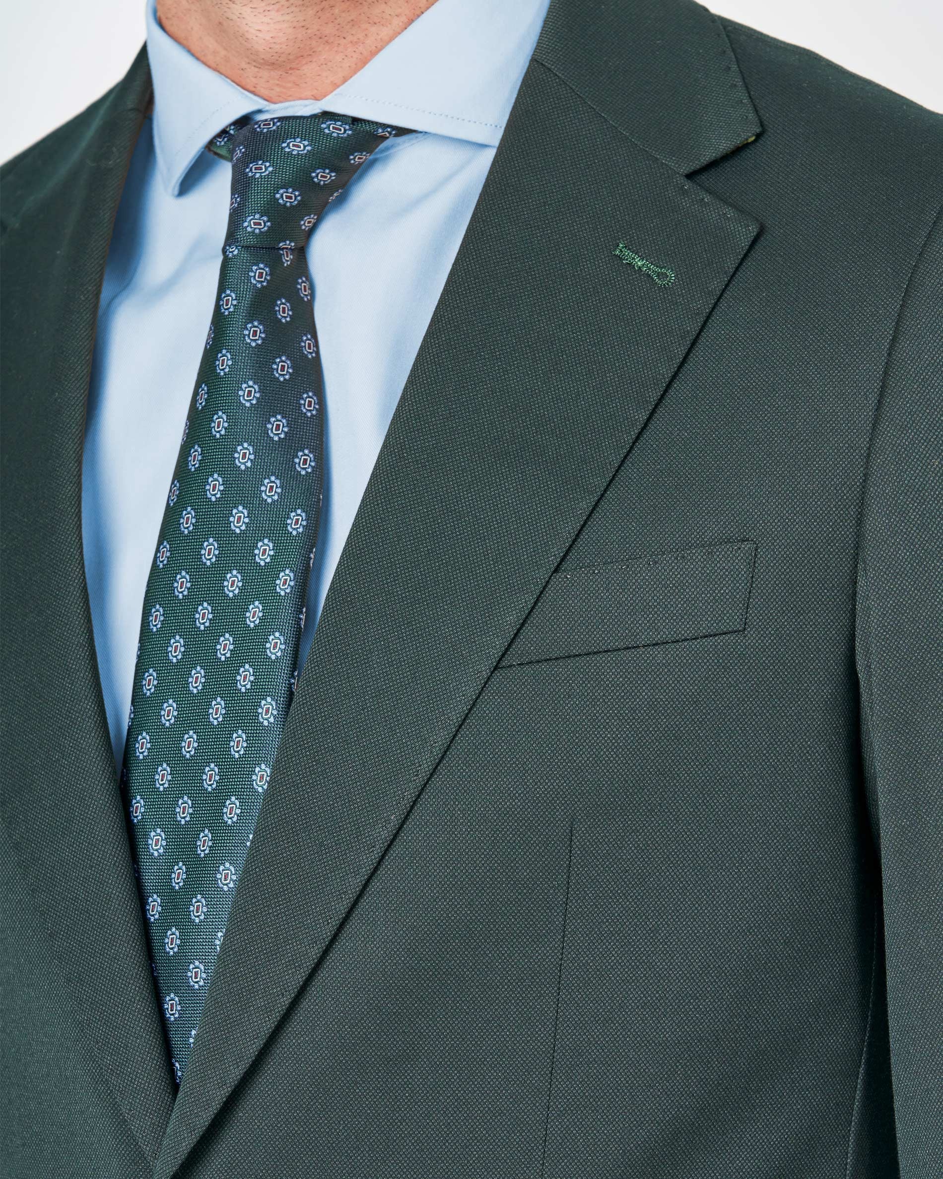 AMERICANA TRAJE 3845 VERDE OSCURO