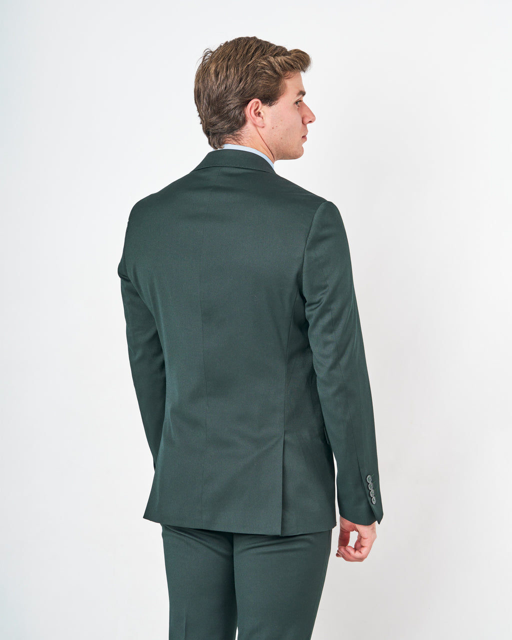 AMERICANA TRAJE 3845 VERDE OSCURO