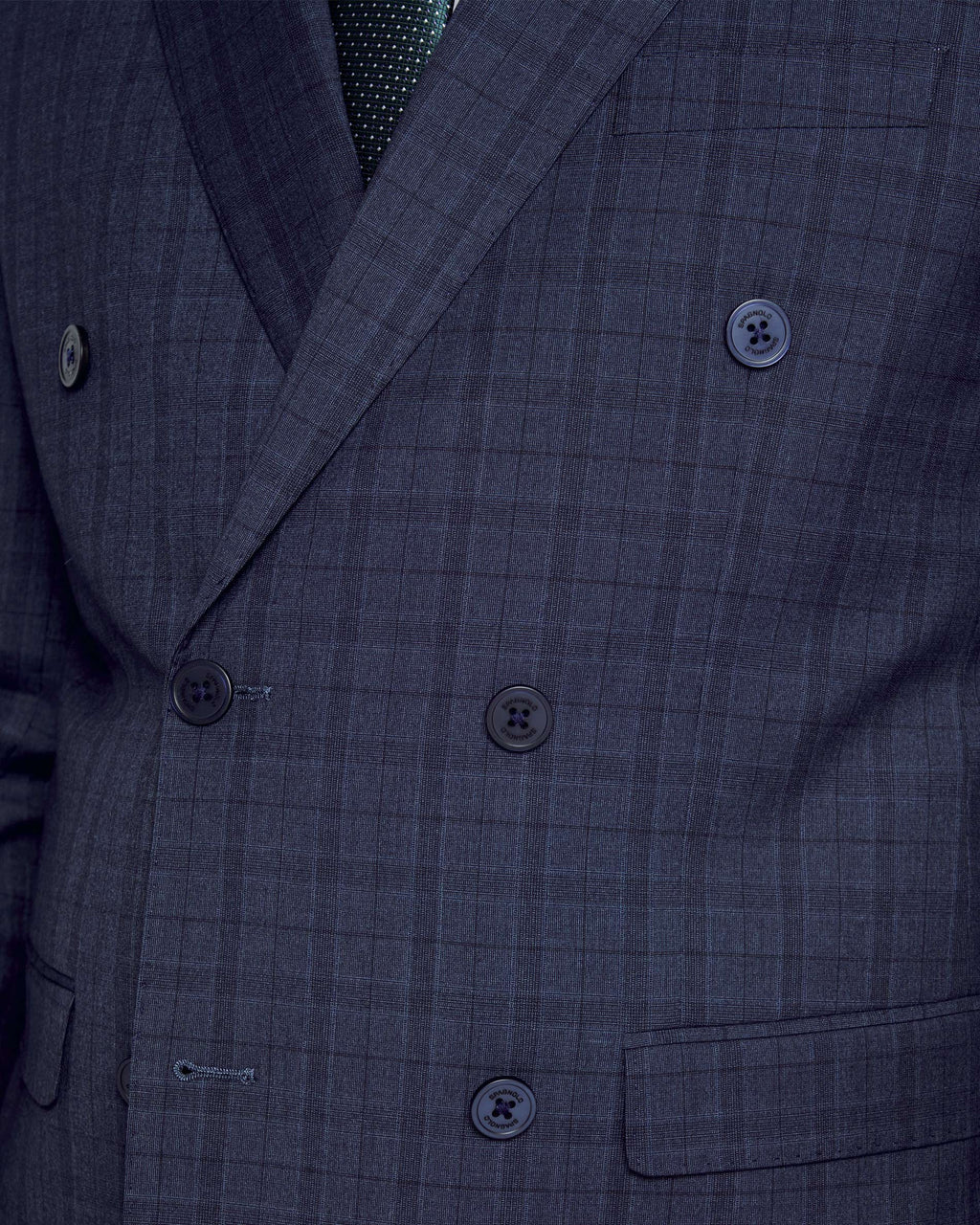 AMERICANA TRAJE CRUZADA CUADROS 4200 006869