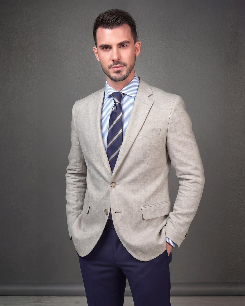 AMERICANA BOLSILLO SOLAPA 3844 BEIGE