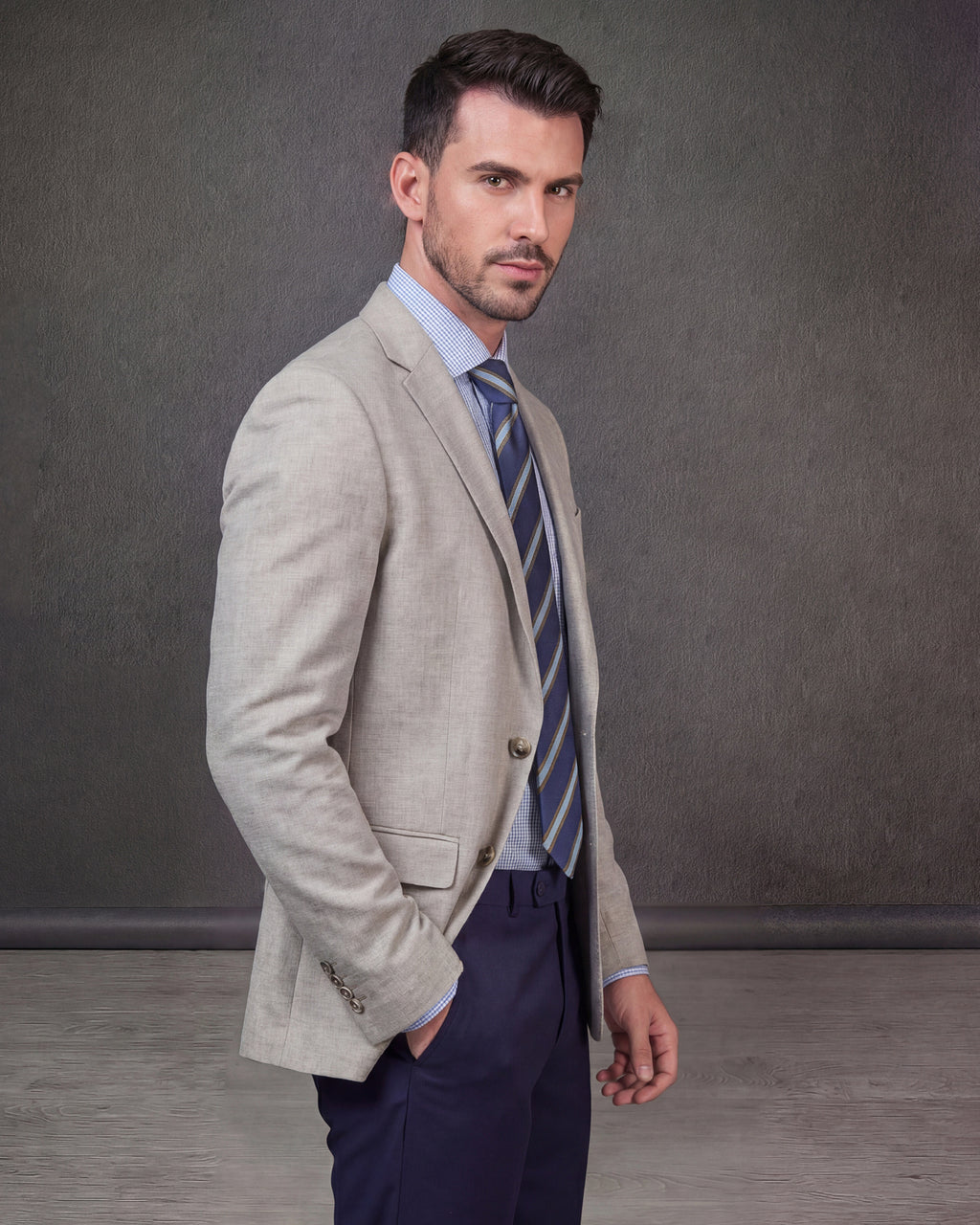 AMERICANA BOLSILLO SOLAPA 3844 BEIGE