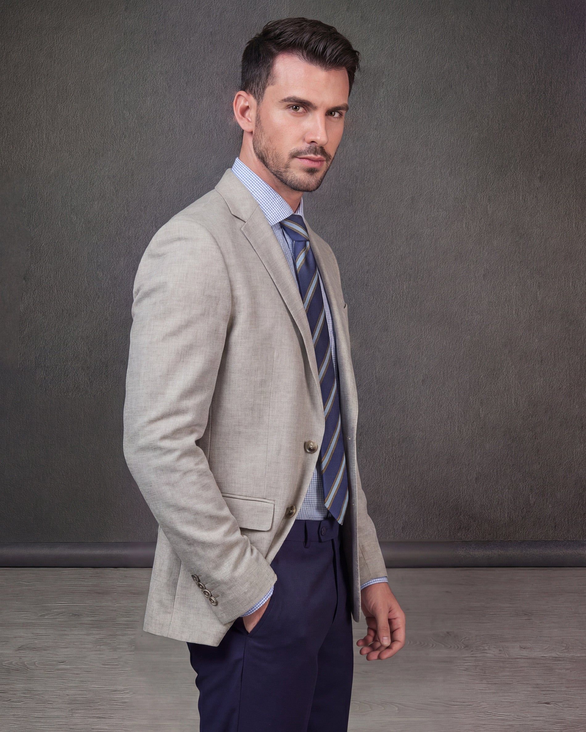 AMERICANA BOLSILLO SOLAPA 3844 BEIGE