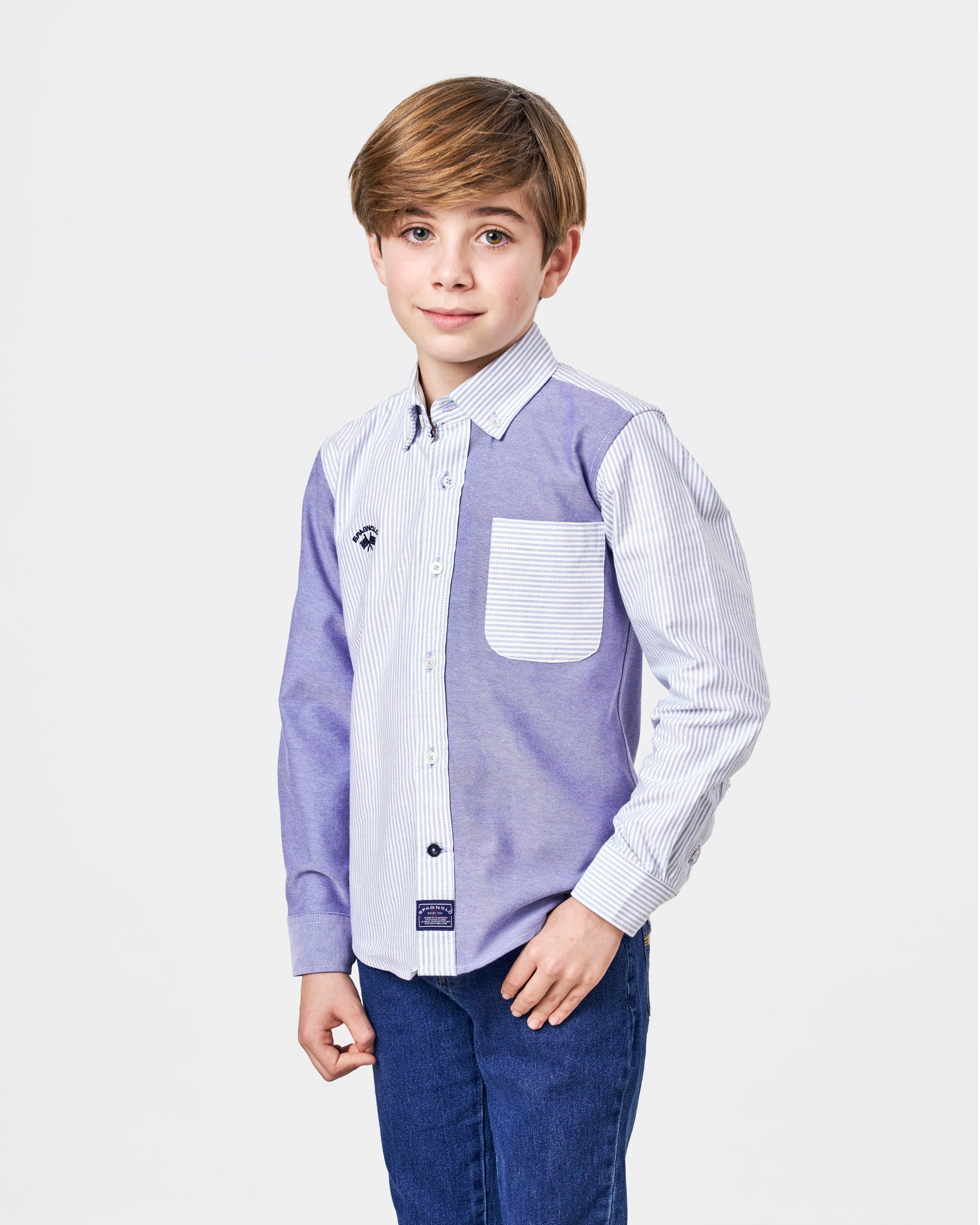 CAMISA C/BOTON OXF. COLORES SMART 1800 650165