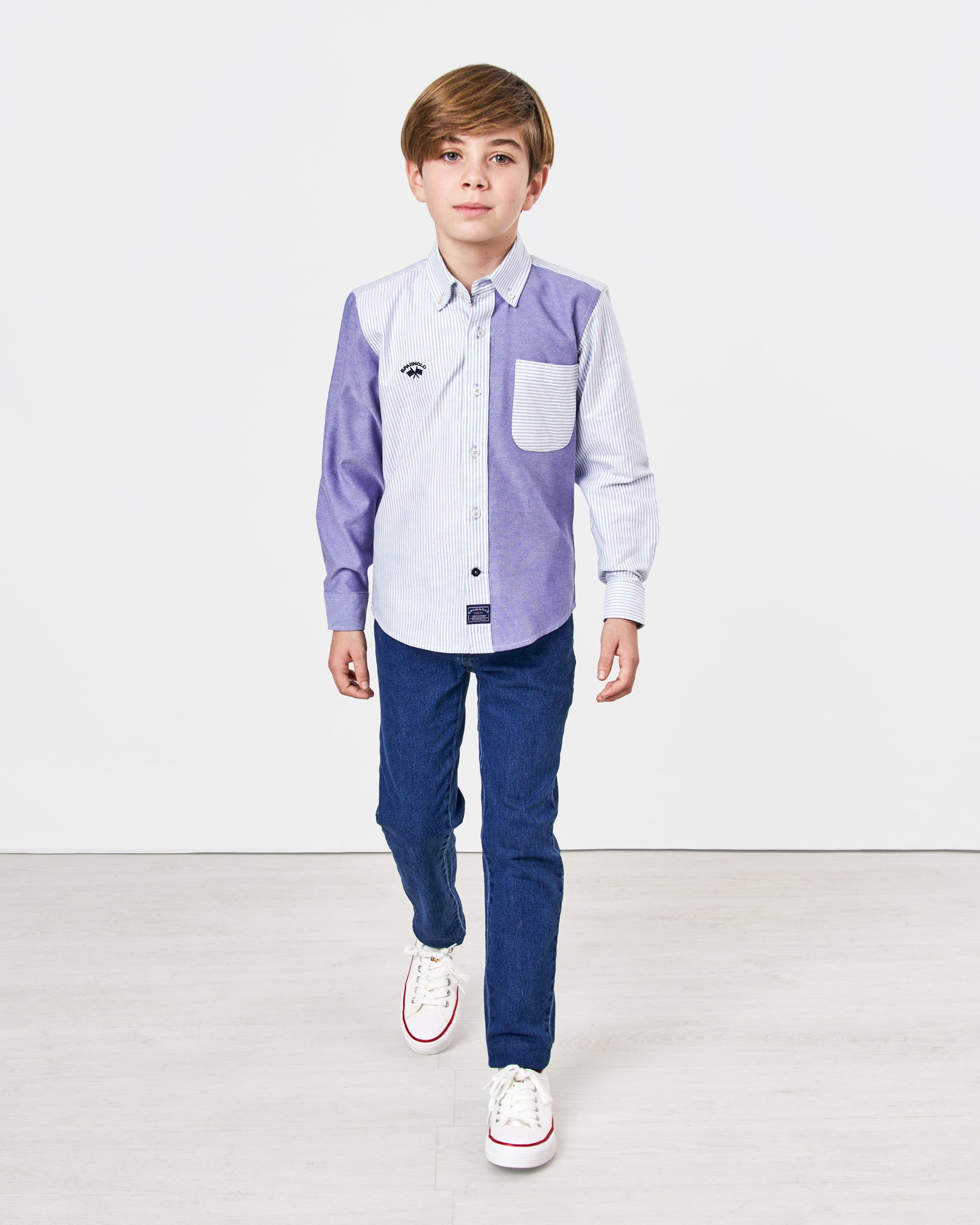 CAMISA C/BOTON OXF. COLORES SMART 1800 650165