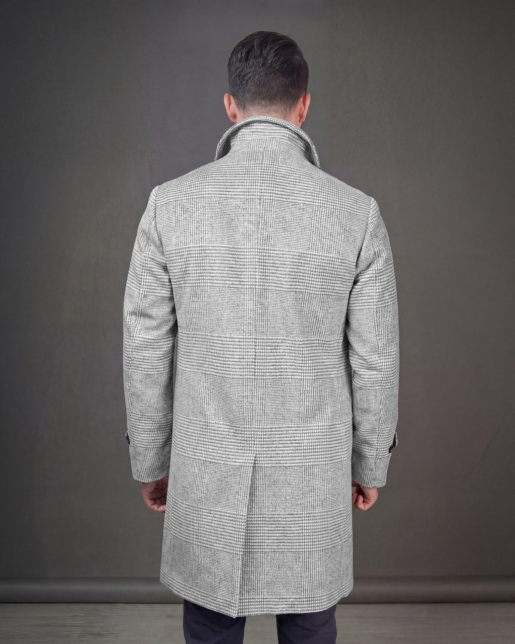 ABRIGO CUADROS 3830 009290