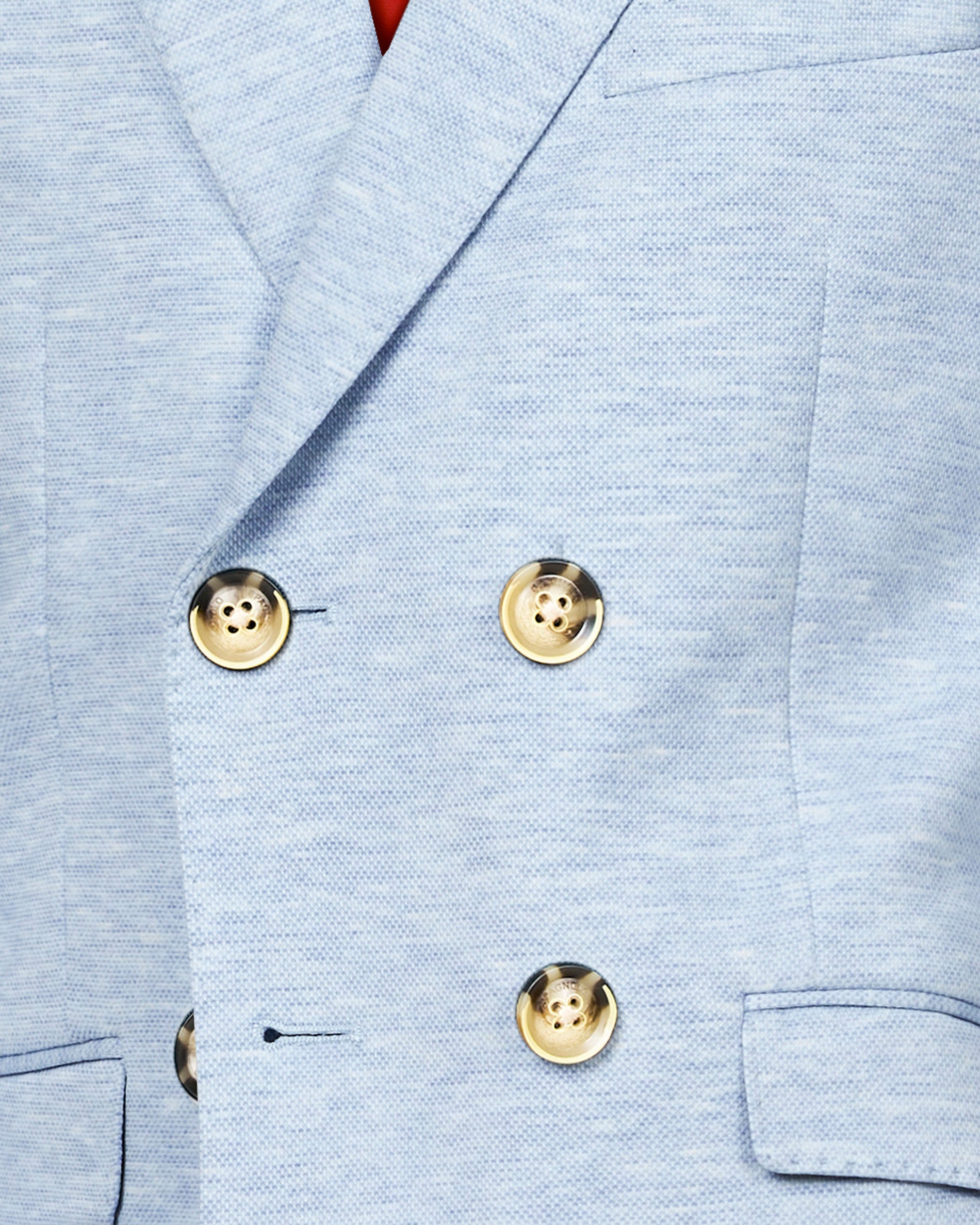 AMERICANA PUNTO CRUZADA AZUL CLARO