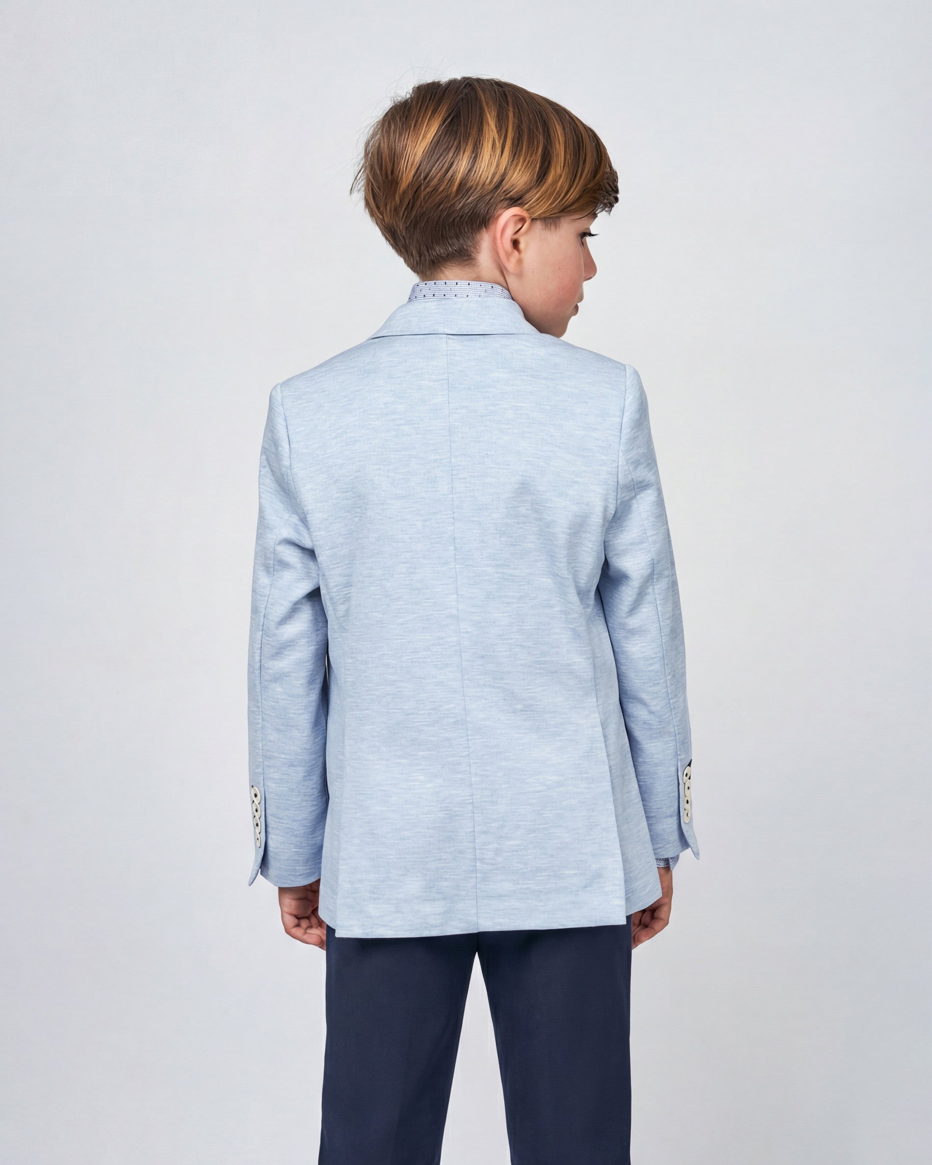 AMERICANA PUNTO CRUZADA AZUL CLARO