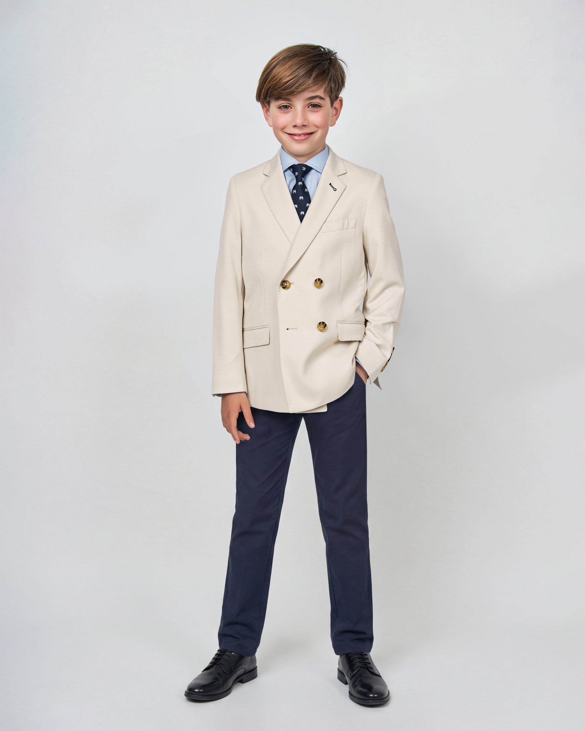 AMERICANA PUNTO CRUZADA BEIGE