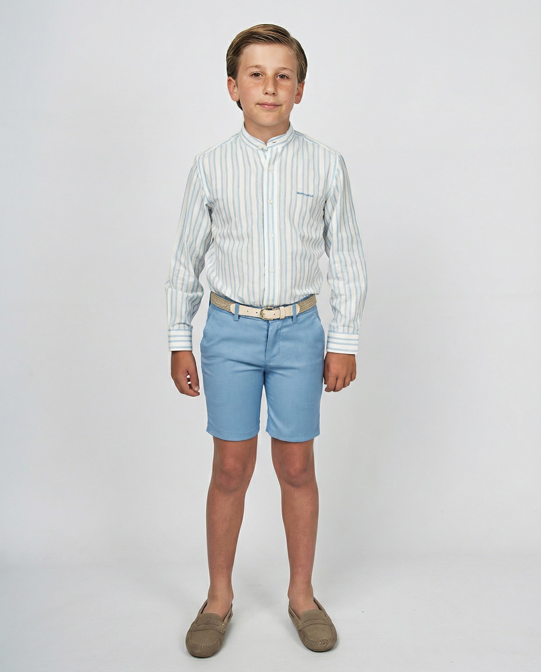 BERMUDA ESTRUCTURA AZUL CLARO